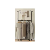 Компактна мобільна вішалка-стійка  YSM3601-A для одягу та взуття